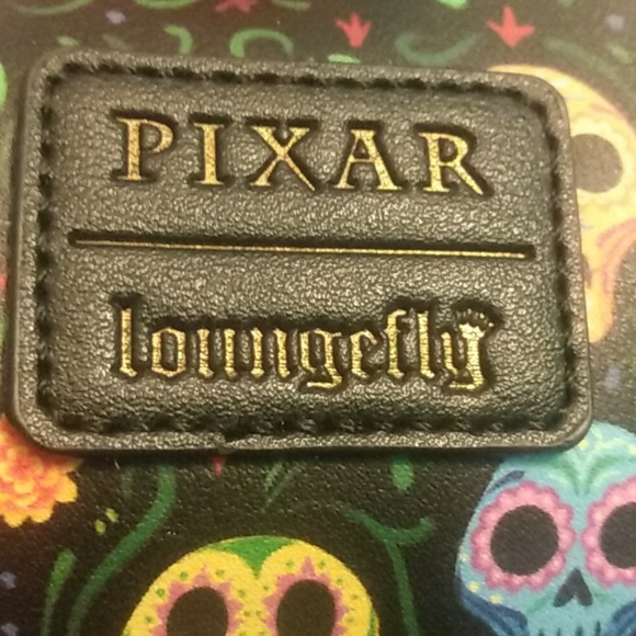 RARE /NEW Disney Pixar Loungefly Coco Sugar Skulls Backpack #Dia de los Muertes - Picture 4 of 6